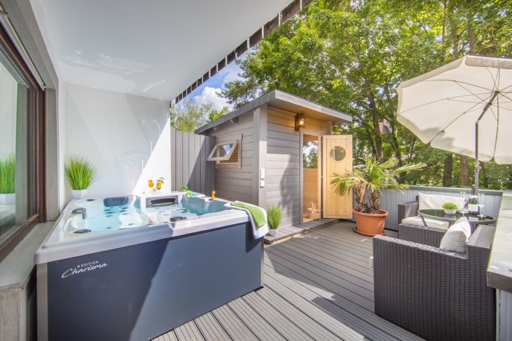 Private Spa Apartment mit Whirlpool und Sauna